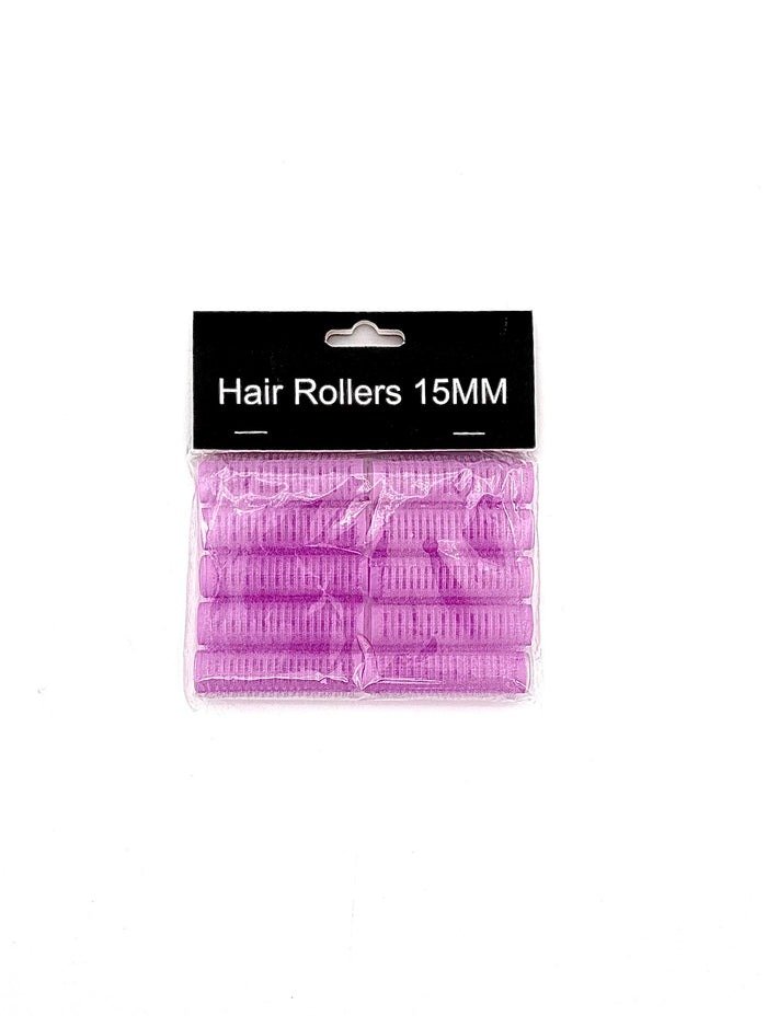 Bob Premium 15mm Self Gripping Velcro Hair Rollers 10pk
