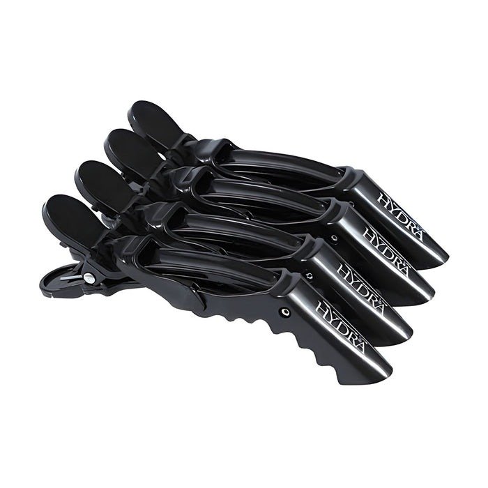 Hydra Tarko Crocodile Clips Black 4pc